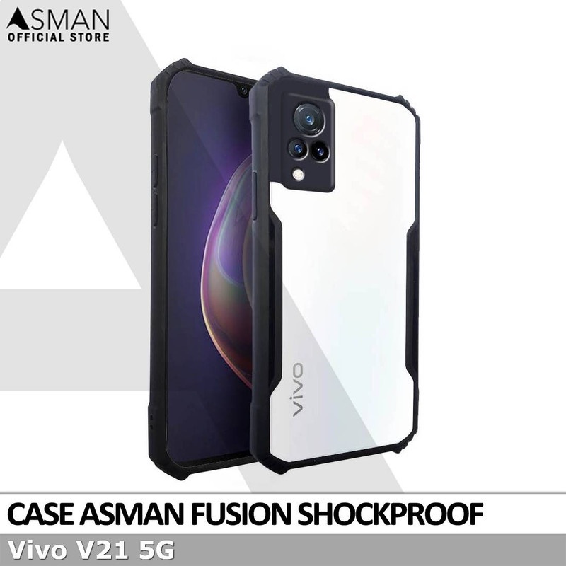 Asman Fusion Vivo V21 5G Case Premium Amor Acrylic