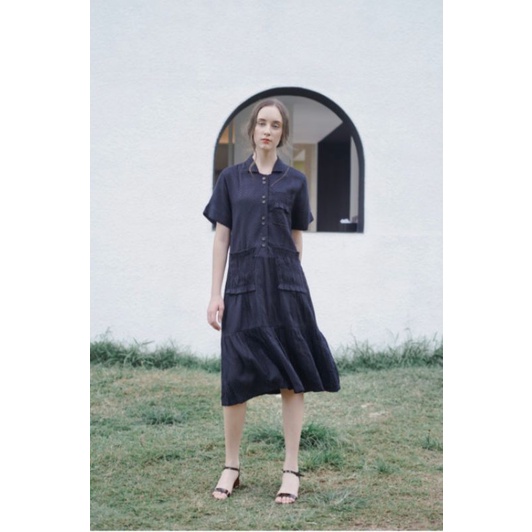 Maven - Lundy Dress in Black Beauty