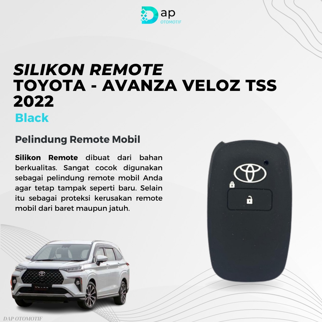 Silikon Kunci Mobil Remote Toyota Avanza Veloz TSS 2022