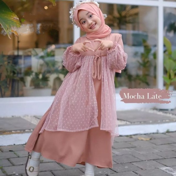 Gamis Anak Perempuan 5-12 Thn Modern Gamis Pesta Gamis Anak Tanggung Gamis Remaja Gamis Modern Gamis Kondangan  FH25