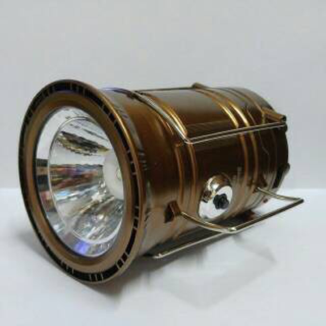 Emergency lentera tarik + senter + solar cell + power bank