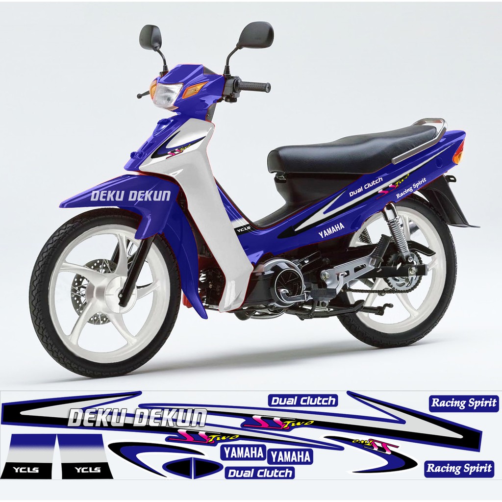 Striping Ss Two Fizr Biru Tahan Vernis