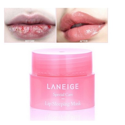 SC ~(3 Gr) Laneige Lip Sleeping Mask Night Lip Balm Bleaching Cream Lips Care varian 3Gr