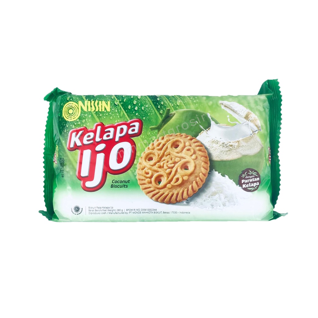 NISSIN KELAPA IJO 280g / BISKUIT