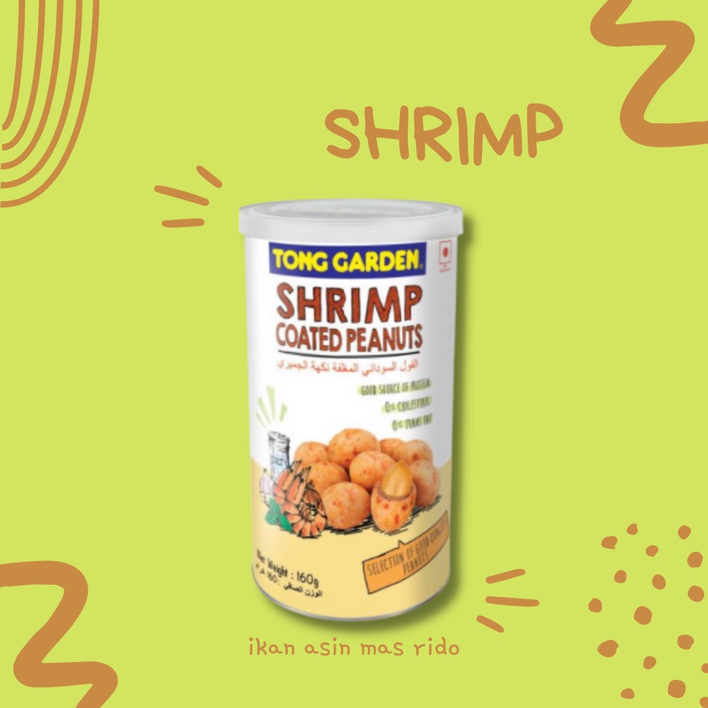 

Tong Garden Shrimp Flavour Coated Peanuts Kacang Telur Rasa Udang Kacang Premium Harga Murah