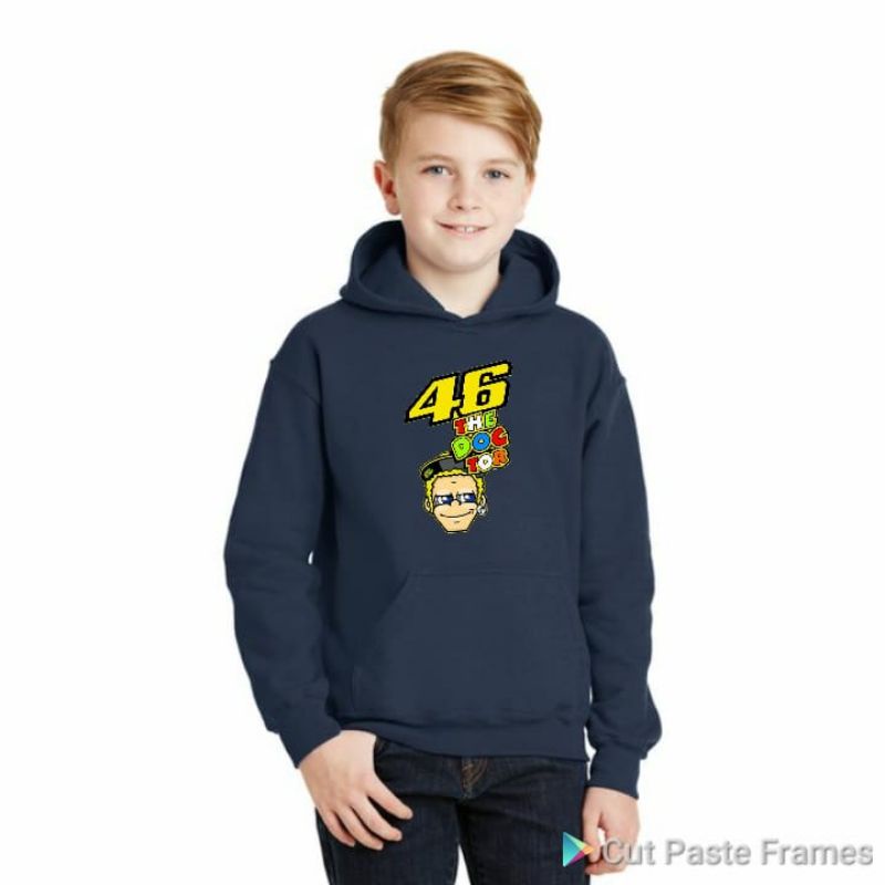 JAKET ANAK HOODIE VALENTINO ROSSI