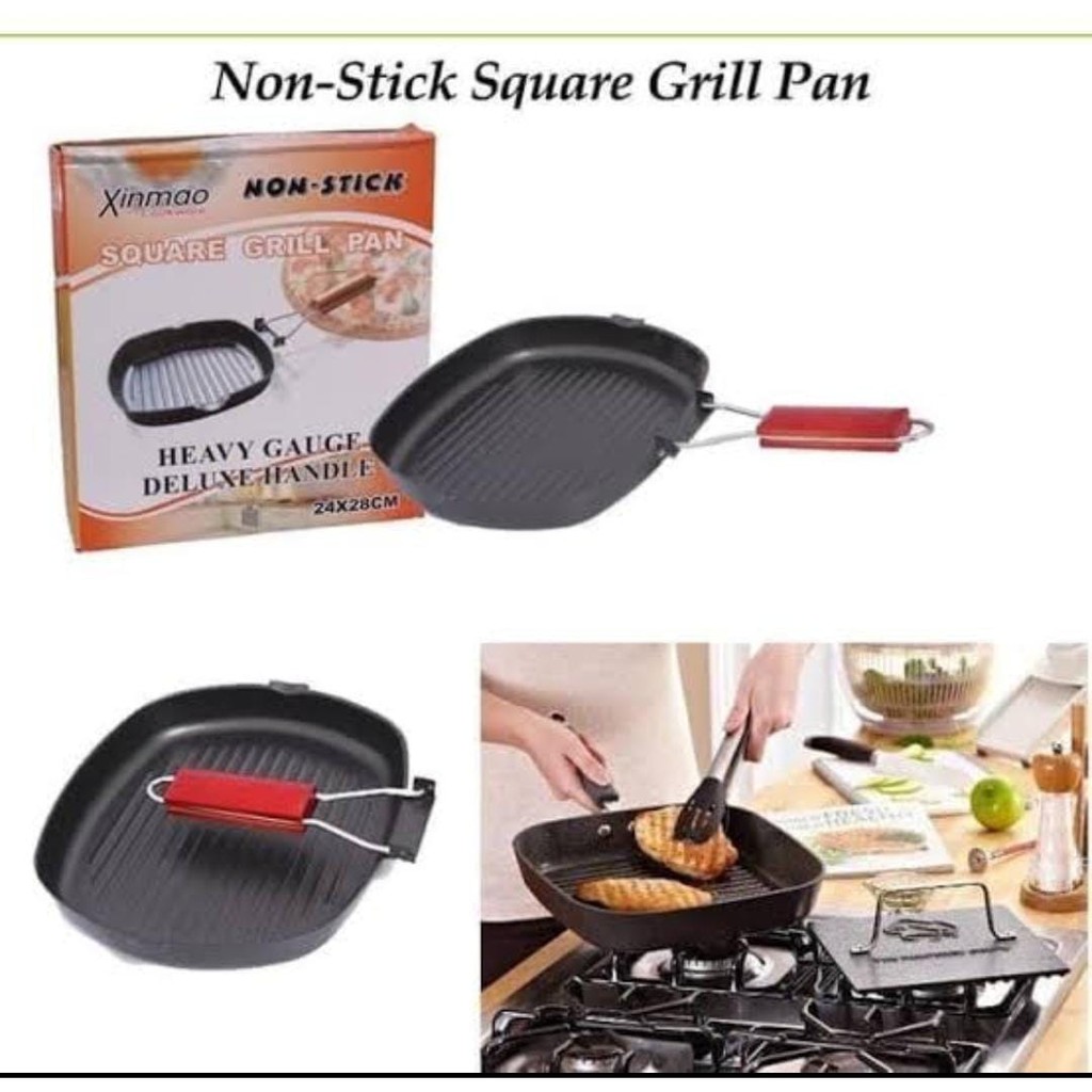 Square grill pan 20 cm