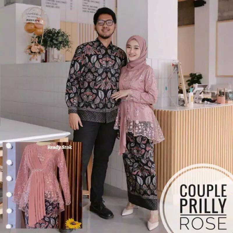 Kebaya Couple Amalia Best Seller Payet Asli