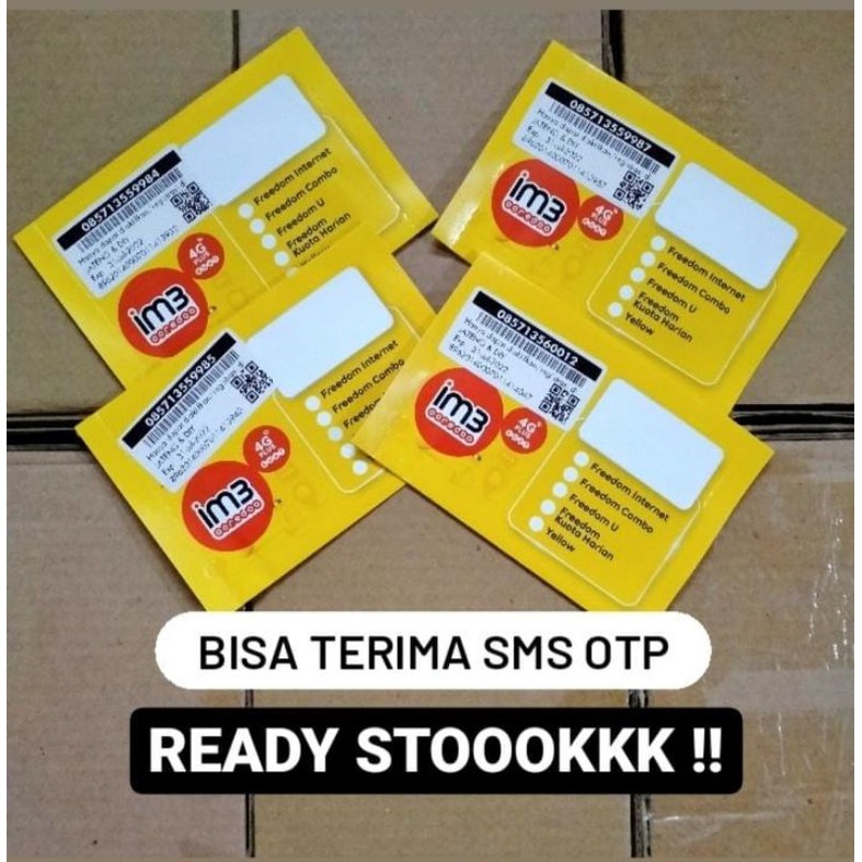 M3 ACAK 17 SERI AKTIF 40 HARI FRESH KARTU PERDANA INDOSAT BISA TERIMA SMS TELEPON