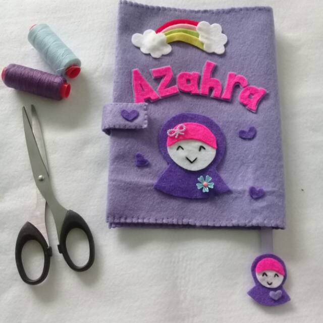 sampul iqro besar flanel