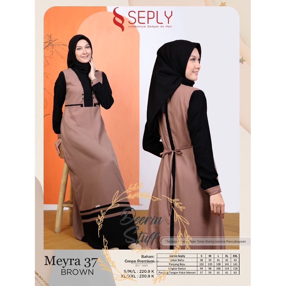 GAMIS SEPLY MEYRA 37 BROWN BLUE SHADOW