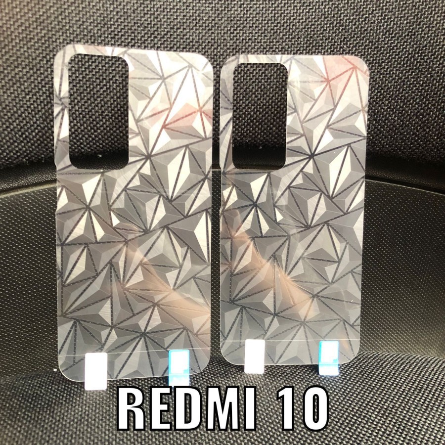 XIAOMI REDMI 10 5G 10 9T 9 9A 9C BACK SKIN DIAMOND 3D ANTI GORES BELAKANG