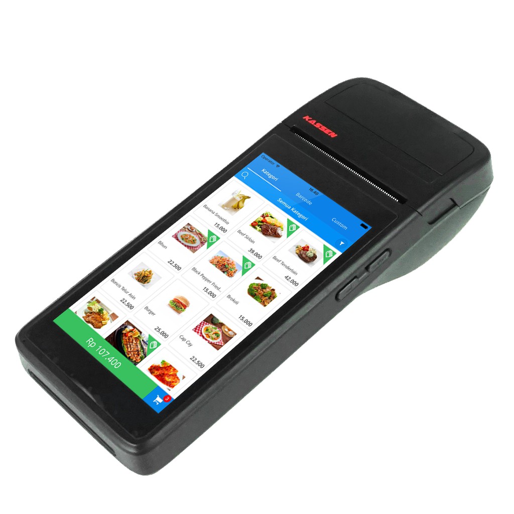 MESIN KASIR ANDROID POS KASSEN XA-02 4G WIFI THERMAL 58MM