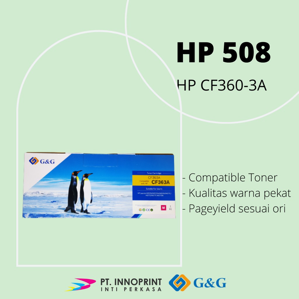 Cartridge Toner Hp Laserjet 508 A CF360A - CF361A - CF362A - CF363A