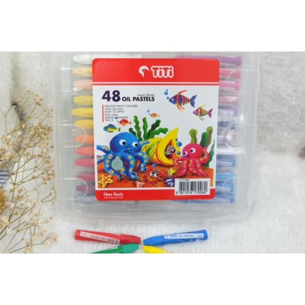 

TERMURAH Crayon TITI Oil Pastel 48 Warna