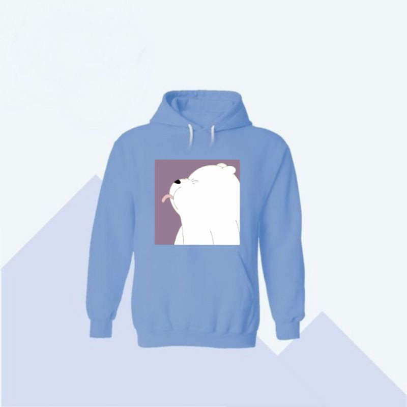 Cute Bear Hoodie Fleece Baguss