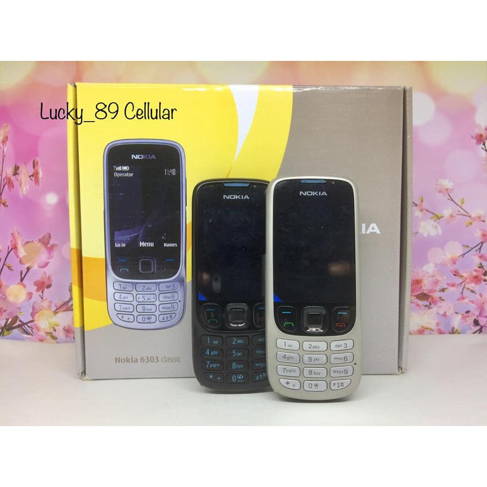 NOKIA JADUL 6303C / 6303 CLASSIC ORIGINAL REFURBISH HP MURAH GARANSI 1 BULAN