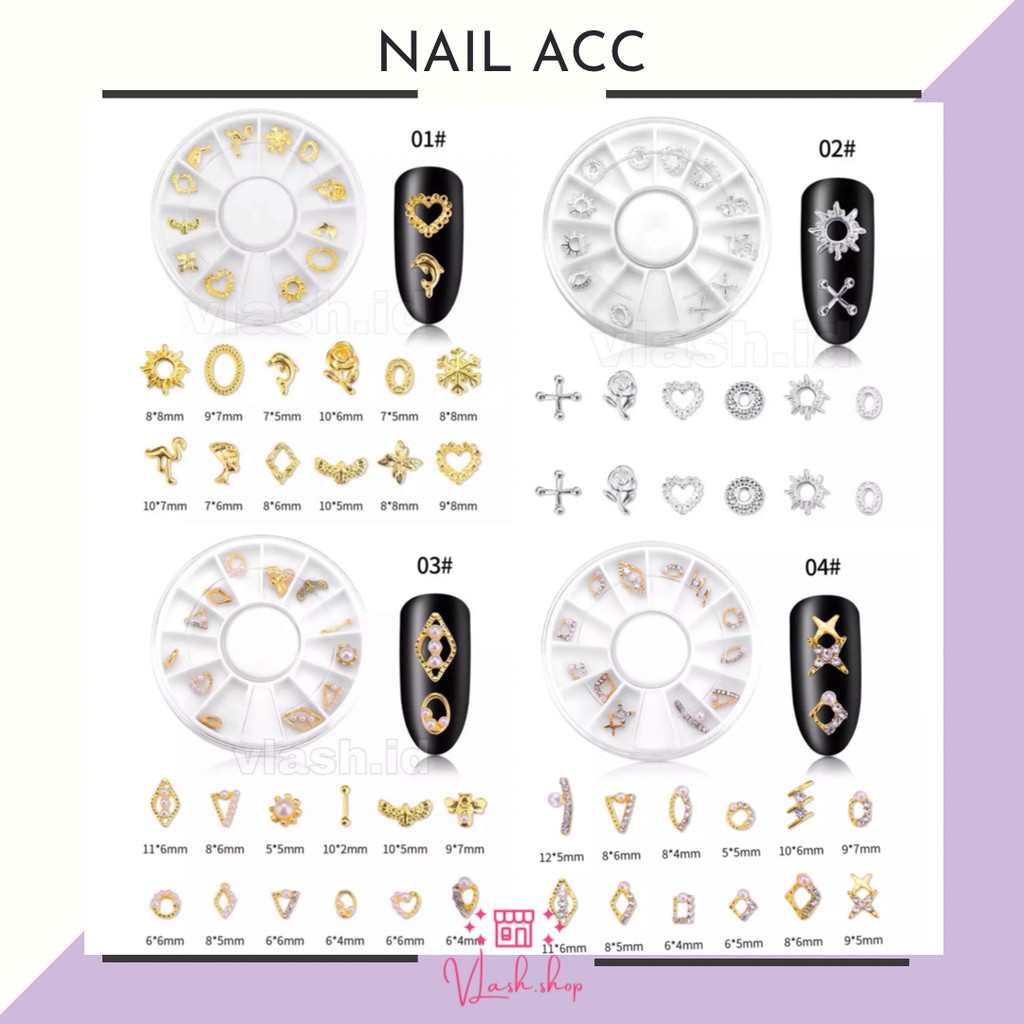 NAIL ACCESORIES - HIASAN KUKU - PERMATA KUKU