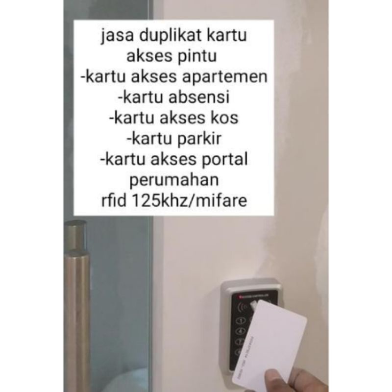 kartu duplikat kartu akses duplikat kartu akses rfid 125khz atau rfid 13 56