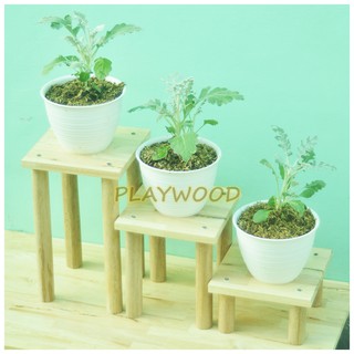1 Set Standing  planter Kaki  Pot  tanaman kayu  Unik Shopee 