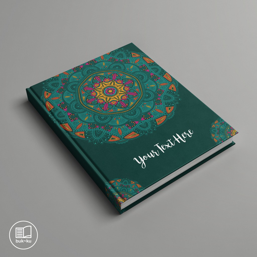 

Notebook mandala custom buku catatan notes sekolah kuliah hadiah