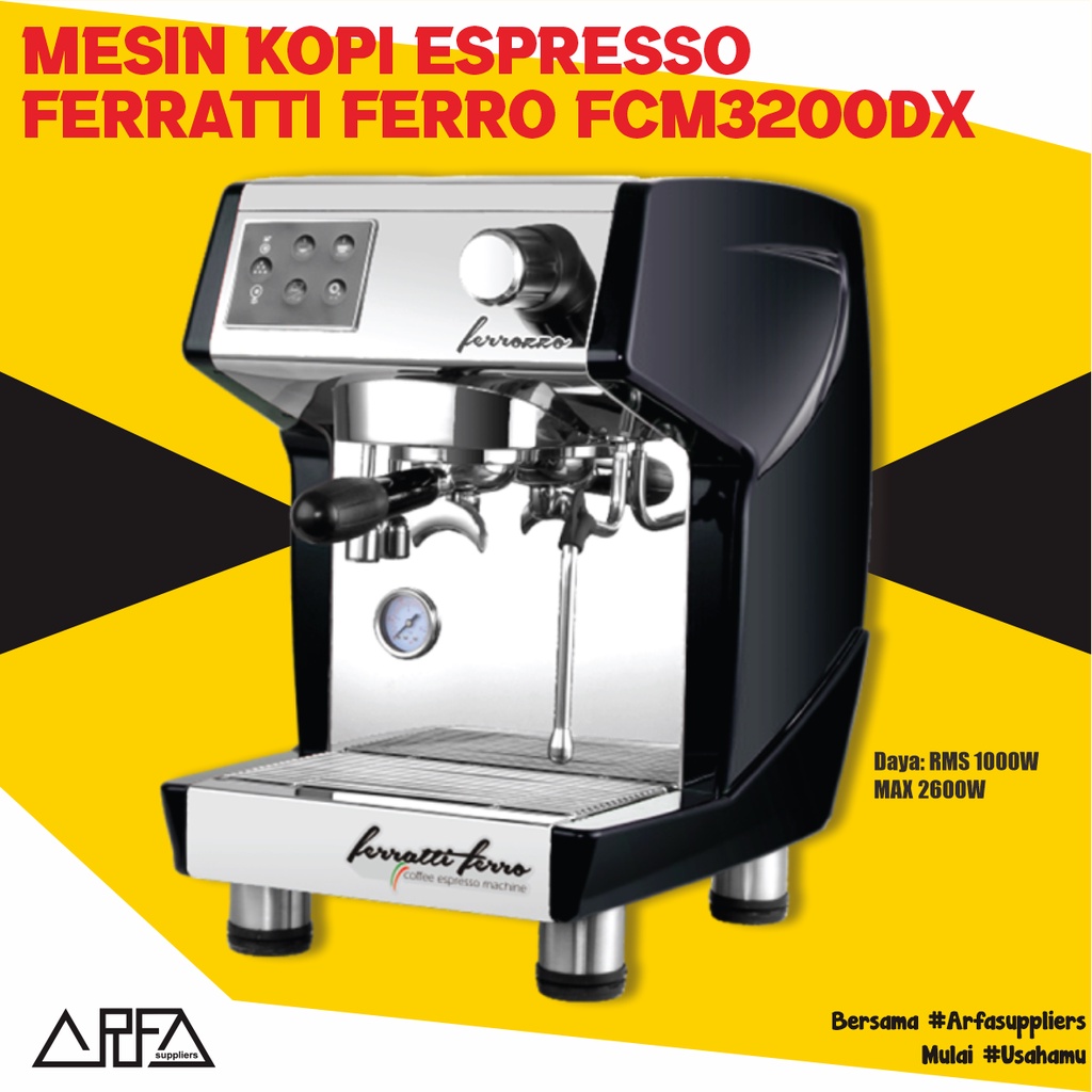 Mesin Kopi Espresso Ferratti Ferro FCM3200DX