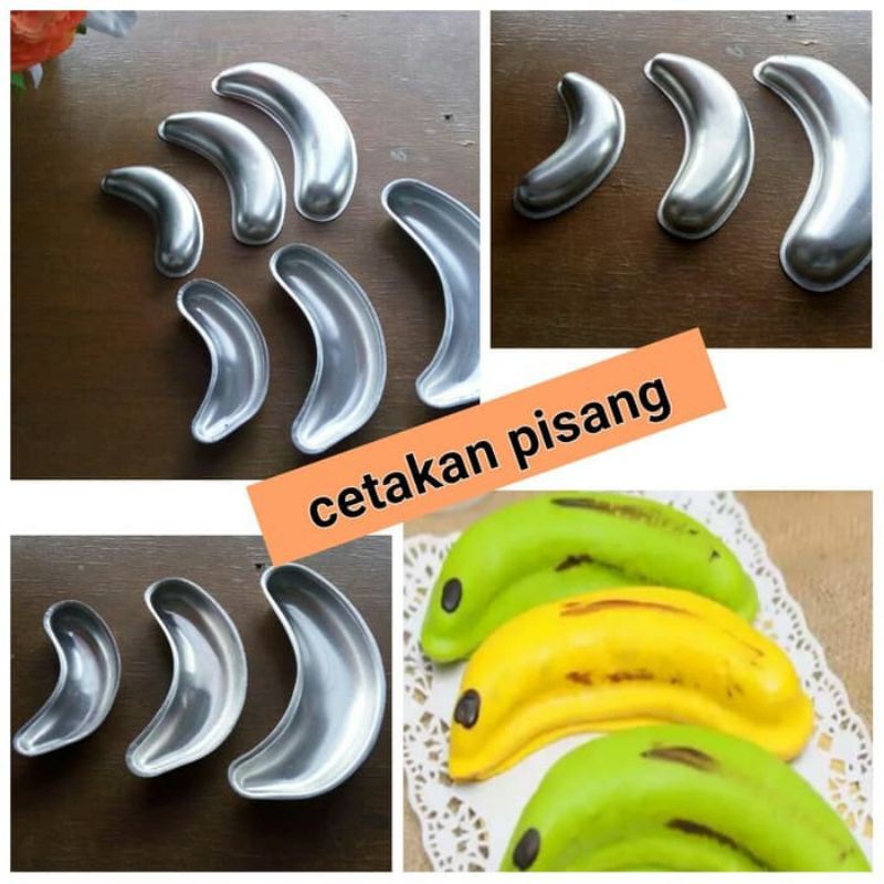 Cetakan Banana Crispy Milk / Cetakan Banana Pastry / Cetakan Banana Milk Murah