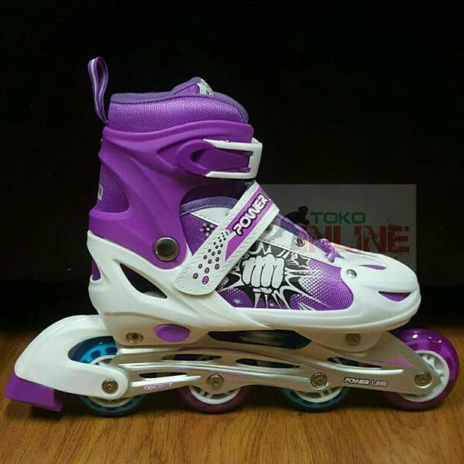 Harga Gila New Sepatu Roda Anak Inline Skate Murah Power Line Pl 6036 - Ungu " zwE9qnCNwBY93