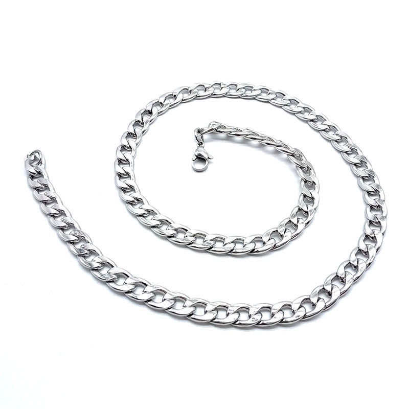 Emas titanium steel kalung rantai stainless steel klavikula rantai Korea fashion Pria hip hop punk k