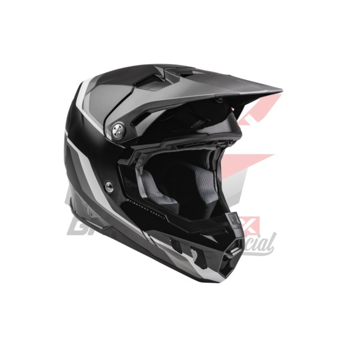 HELM FLY RACING FORMULA CC DRIVER HELMET - BLACK CHARCOAL WHITE