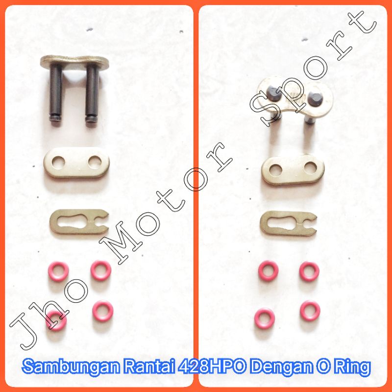 Sambungan Rantai 428H Dengan O Ring