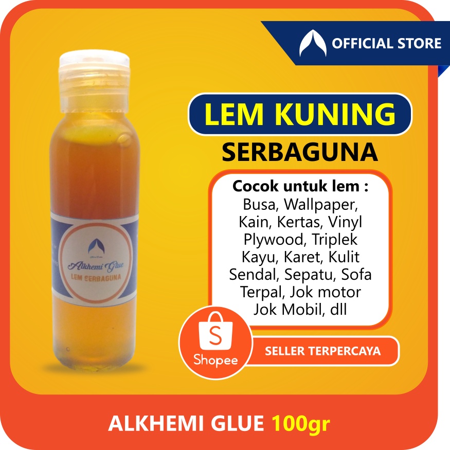 

Lem Kuning 80gr Serbaguna Alkhemi Glue Kwalitas Super