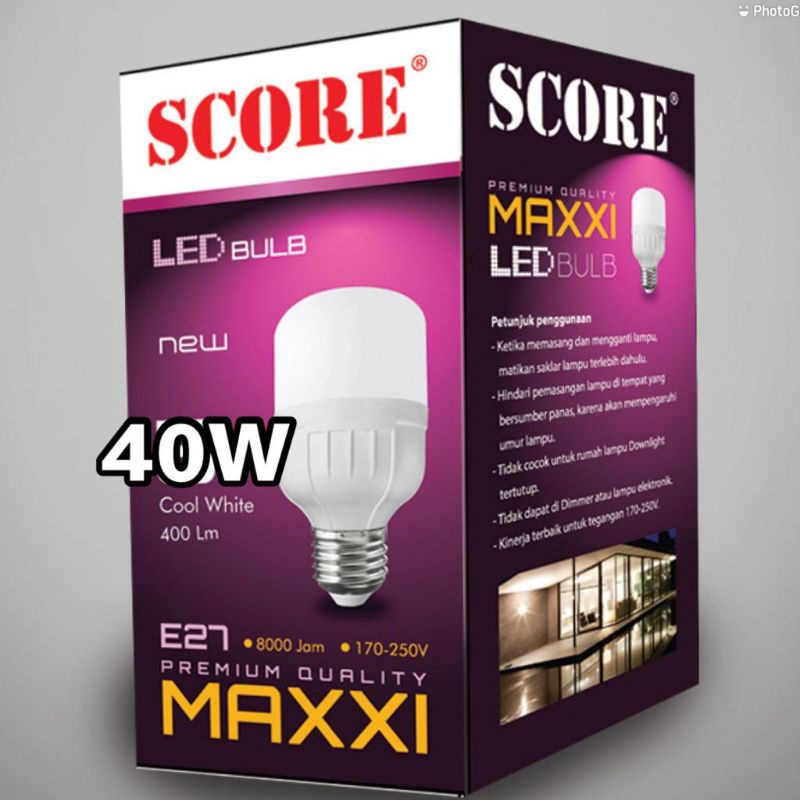 LAMPU LED MURAH SCORE MAXXI