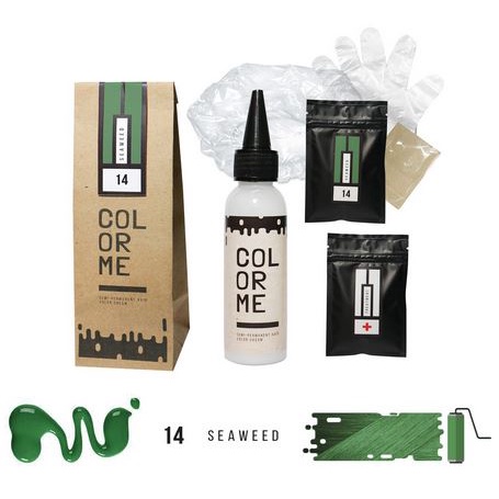 COLOR ME SEAWEED hair color cream cat pewarna rambut