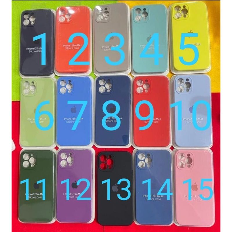 CASE POLOS &amp; Pelangi warna warni Iphon