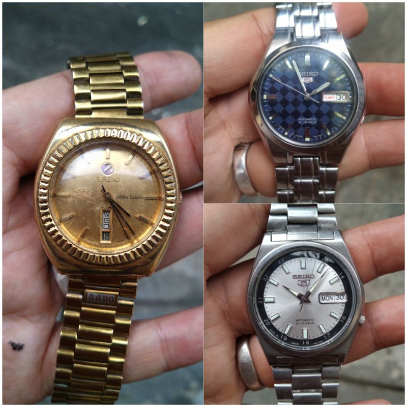 jam tangan seiko 2  dan Rdo second bekas ori