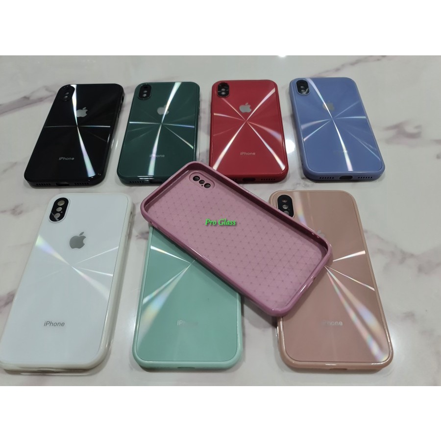 C133 Iphone X / XS / XR / XS MAX / 11 / 11 PRO / 11 PRO MAX / 12 / 12 PRO / 12 PRO MAX Spectrum Shining Silicone PC Case