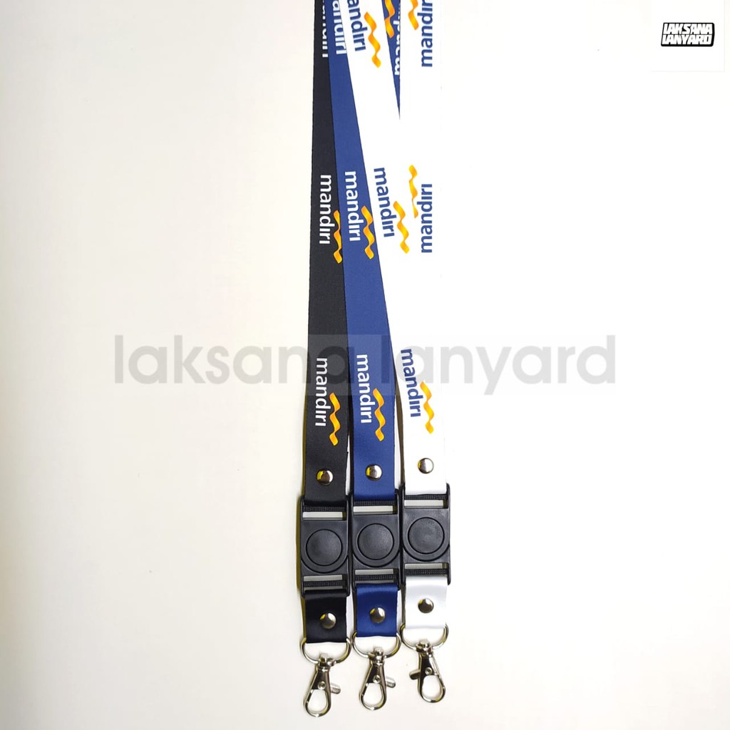 

Lanyard Tali ID Card BANK MANDIRI PRINTING plus HOLDER