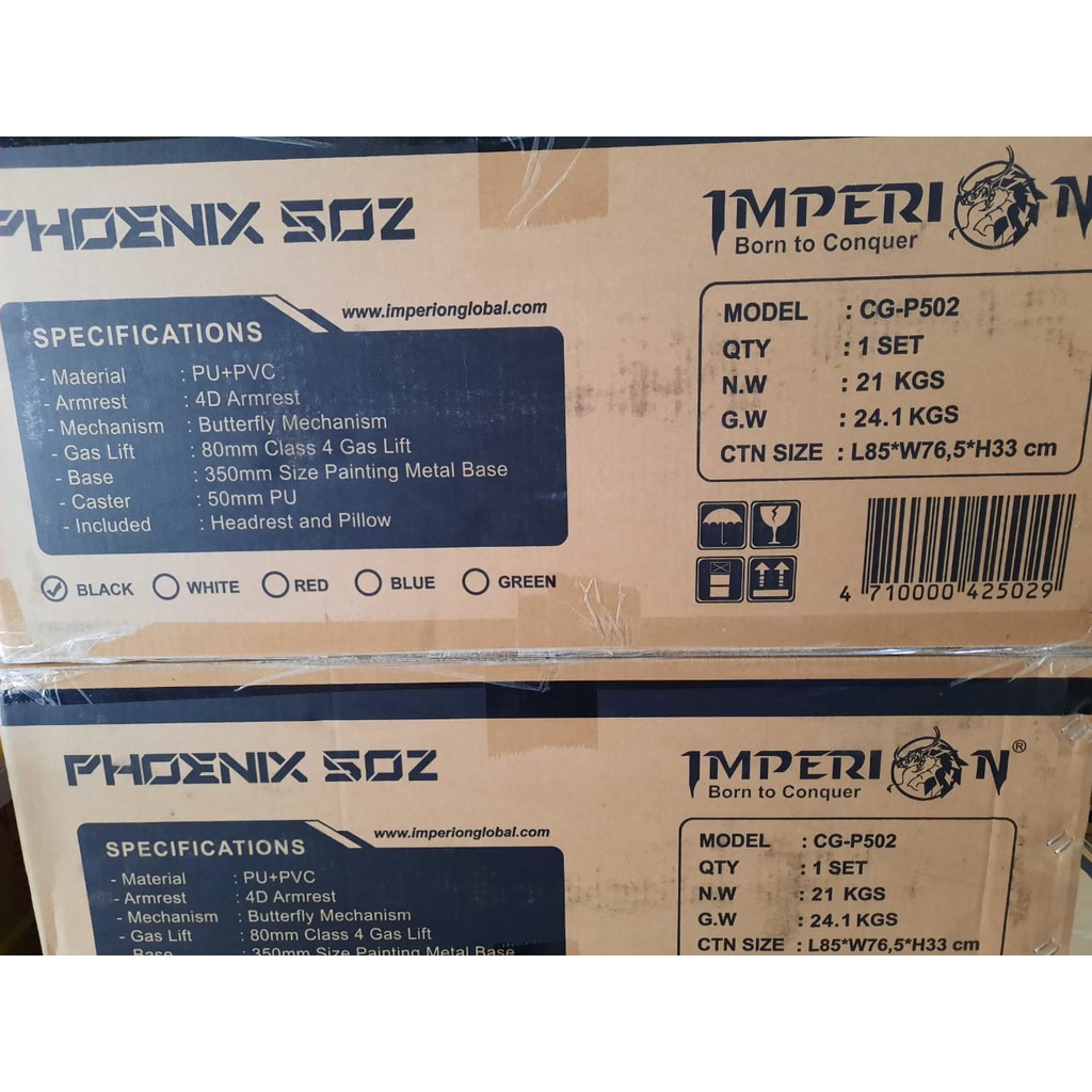 kursi gaming imperion phoenix 502 originaL KURSI GAMING IMPERION ORIGINAL