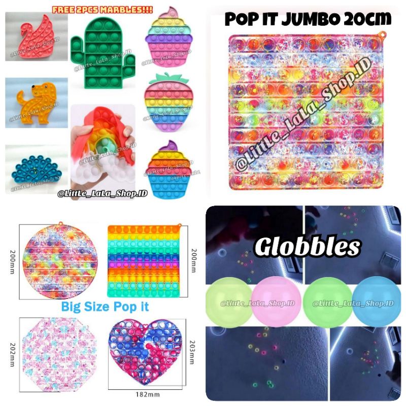 Pop it JUMBO 20cm 30cm 50cm/gantungan kunci mini/simple dimple/unicorn/cupcake/popit dinosaurus dinosaur/ pop it frozen elsa jumbo/hellokitty jumbo/squishy fidge-4
