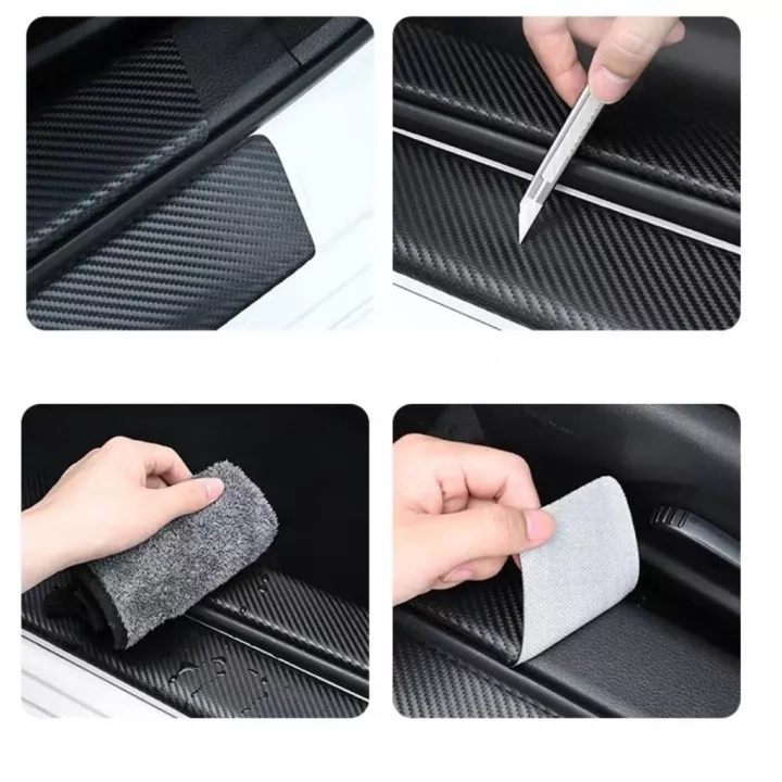 Pelindung Pinjakan Kaki Pintu Mobil / Pelindung Sill Plate Mobil / Car Door Sill Strip Sill plate sillplate Samping Mobil Universal Toyota