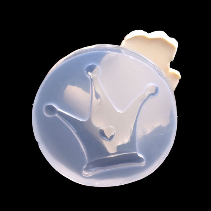 Siy Cetakan Resin Epoksi Uv Bentuk Mahkota Mini Bahan Silikon Untuk Diy Aksesoris Perhiasan