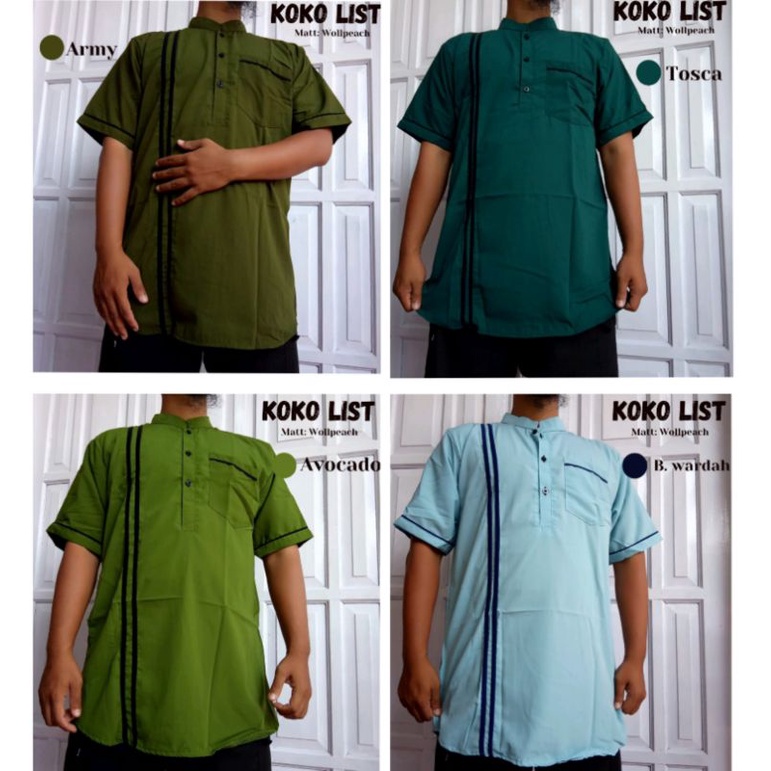 KOKO LIST DEWASA / KURTA WOLFIS IKHWAN / BAJU MUSLIM
