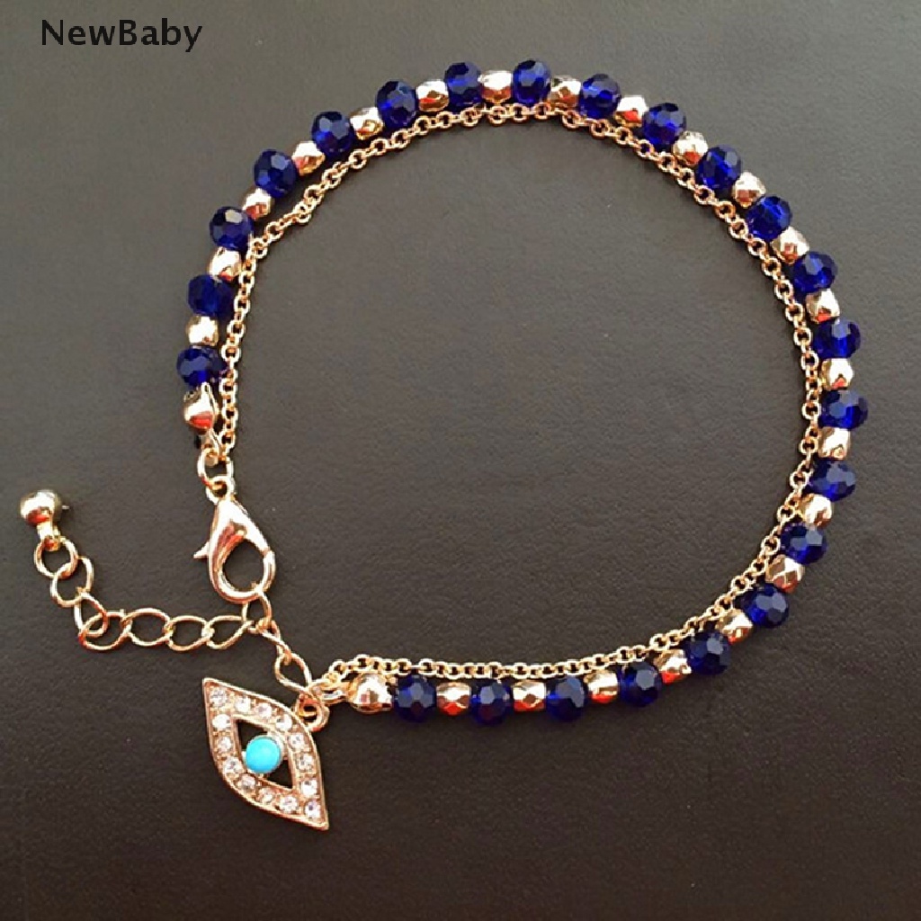 Newbaby Gelang Tangan Manik-Manik Mata Iblis Hamsa Untuk Wanita