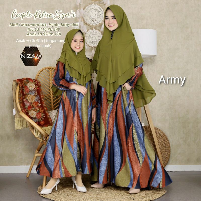 Gamis Couple Mom & Kids