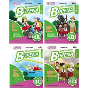 

❤BISA COD❤ PAKET BUPENA SD KELAS.4 (BUKU PENILAIAN TEMATIK) 4A-4D/K13N