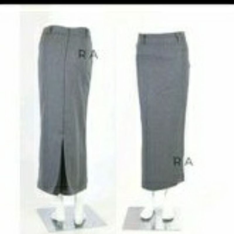 ROK  SPAN KERJA WANITA BAHAN KANTOR FORMAL WANITA  REMPEL BAWAH/BIRON  S.M.L.XL-M