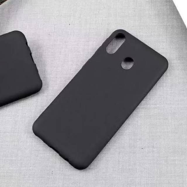 Softcase Samsung M10 M20 M30s Silikon Case Jelly Hitam Black Slim Matte