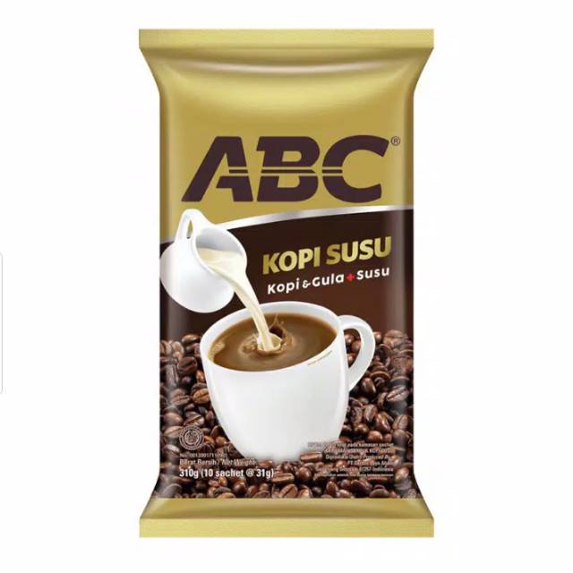 

ABC Susu Kopi Pack 10 ( 10 Sachet Berat 31 Gram)