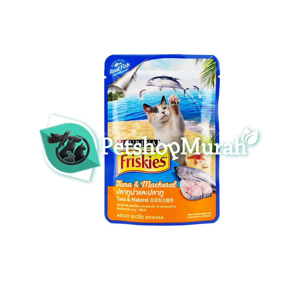 Friskies Pouch All Varian 80 Gram / Makanan Kucing Wet Food